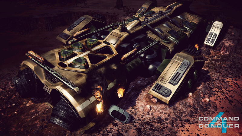 Illustration for article titled Command & Conquer 4 Crawler Moves Out
